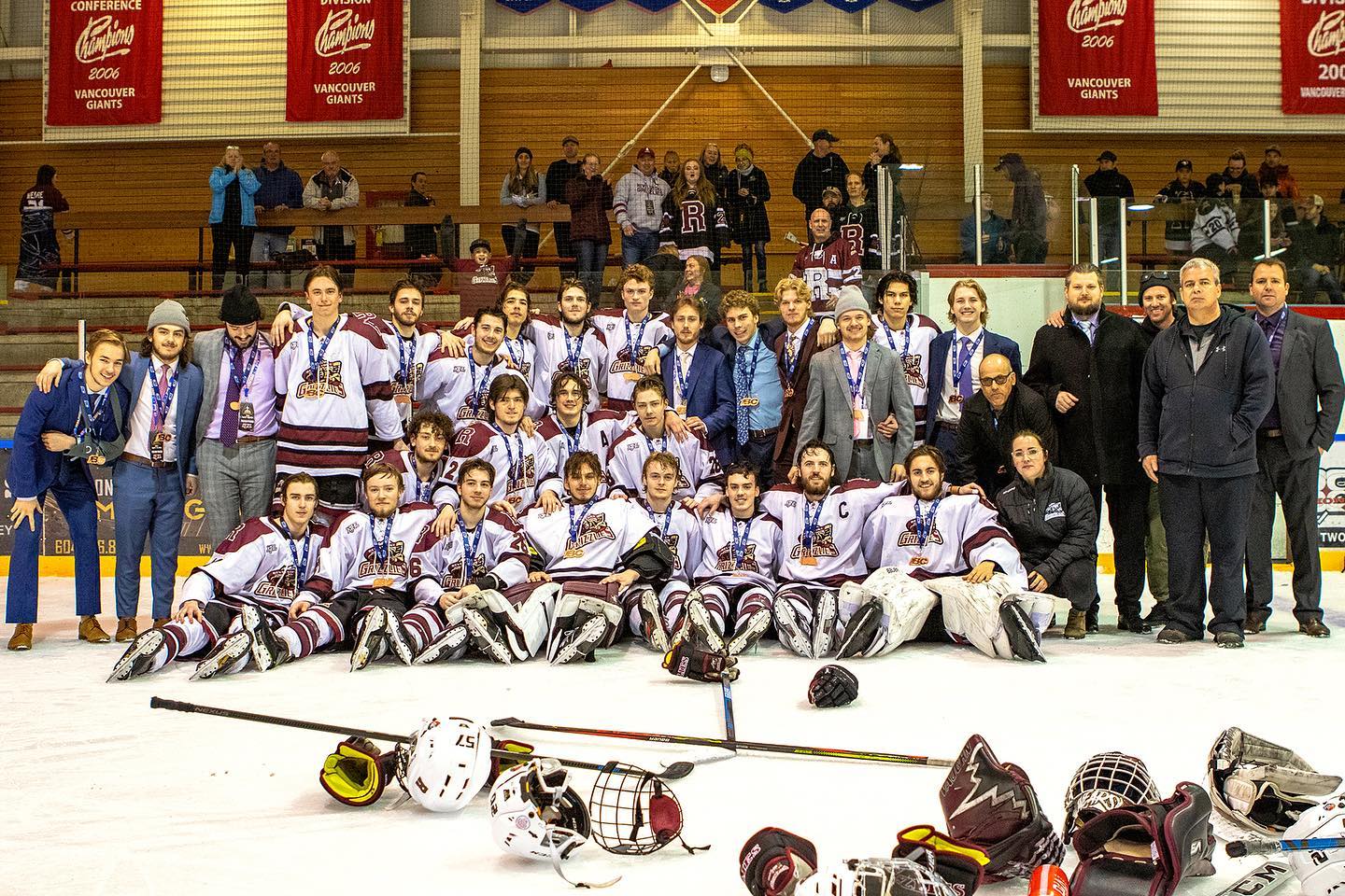Well ladies and gentleman. Here are your bronze medalist of the 2022 cyclone Taylor cup. The @delta_ice_hawks, @langleytrappers and @ppanthersvijhl all put up a tough battle. 
A huge thanks to all of the amazing fans and family members that made it out! We wish you a safe travel home. 

Go grizzlies go!! 🇨🇦🇺🇦

📸 @timminsphotos 

#RevelstokeGrizzlies #BeAGrizzly #GrizzliesFuture #CycloneTaylorCup #KIJHL #SeasonOver