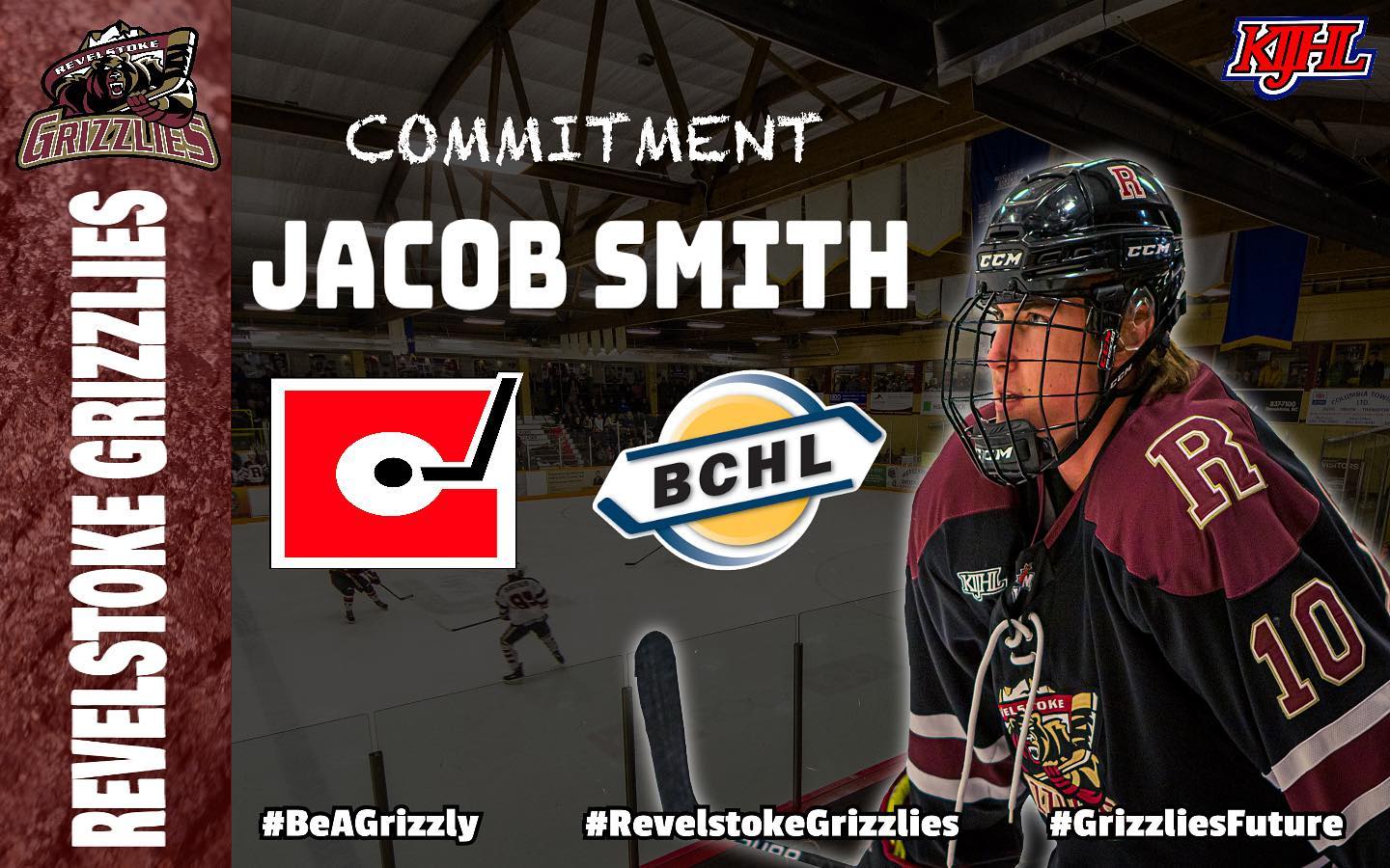 🚨COMMITMENT ALERT🚨

HUGE CONGRATULATIONS to #10 Jacob Smith ( @jacobsmithh9 ) on your commitment to the Merritt Centennials ( @bchlcentennials ) of the BCHL for the 2022-23 season!

Way to go Smitty!!! We are all proud of you 👏 

( 📸 : @timminsphotos )

#RevelstokeGrizzlies #GoGrizzlies #KIJHL #MerrittCentennials #BCHL #BeAGrizzly #PlayLikeAGrizzly